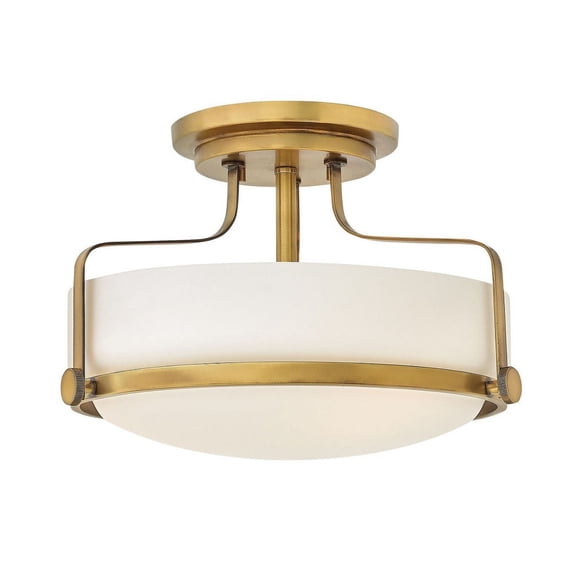 Hinkley Lighting - Three Light Semi-Flush Mount - Harper - 3 Light Medium