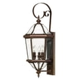 thumbnail image 1 of 2454CB Hinkley Lighting Augusta Brass Outdoor Lantern Fixture, 1 of 15