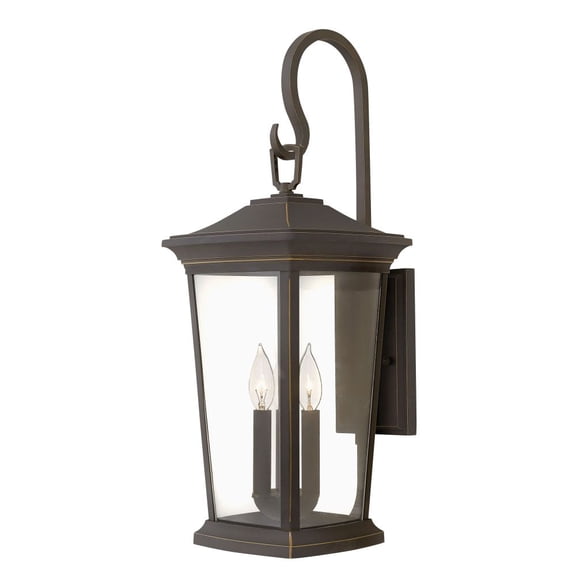 2366OZ Hinkley Lighting Bromleys - 3 Light Extra Large Outdoor Wall Lantern in Traditional Style - 10 Inches Wide by 24.75 Inches High-Oil Rubbed