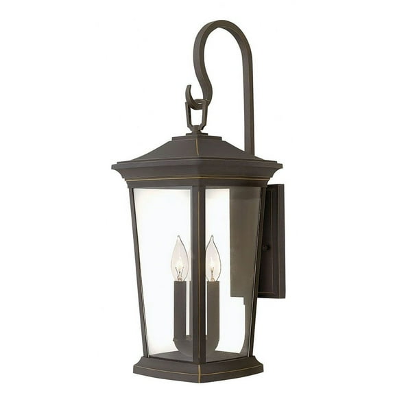 2366OZ Hinkley Lighting Bromleys - 3 Light Extra Large Outdoor Wall Lantern in Traditional Style - 10 Inches Wide by 24.75 Inches High-Oil Rubbed