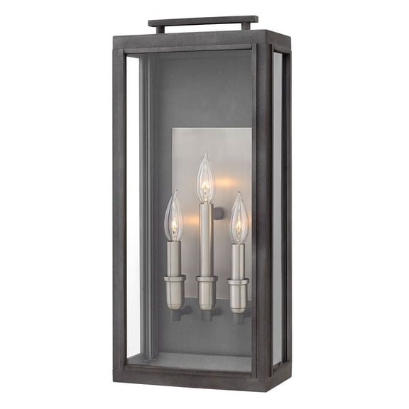 Hinkley Lighting - Three Light Wall Mount - Sutcliffe - 3 Light Large Outdoor