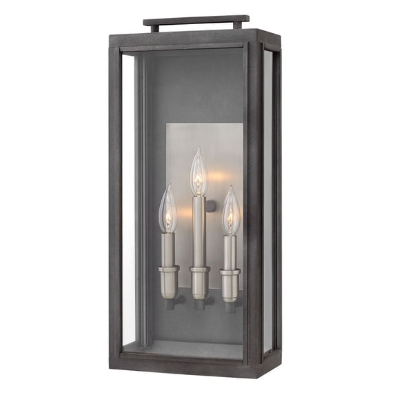 Hinkley Lighting - Three Light Wall Mount - Sutcliffe - 3 Light Large Outdoor