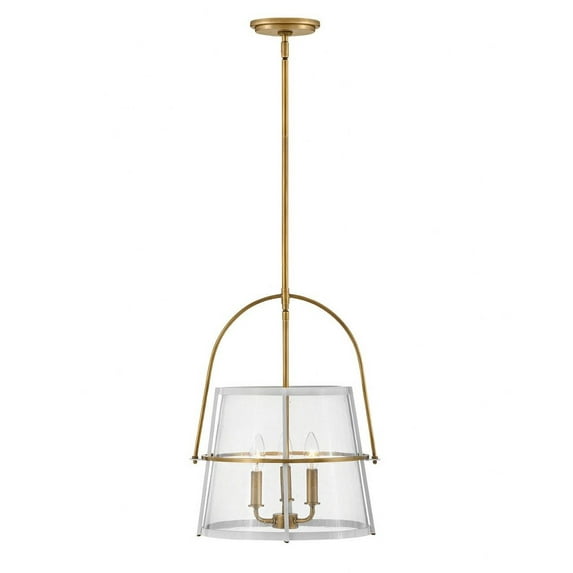 Hinkley Lighting - Tournon - 15W 3 LED Medium Pendant In Mid-Century Modern