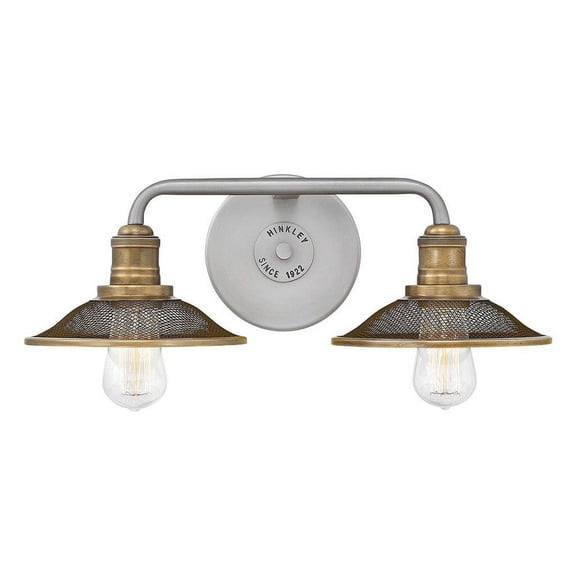 Hinkley Lighting - Two Light Bath - Rigby - 2 Light Bath Vanity in Industrial