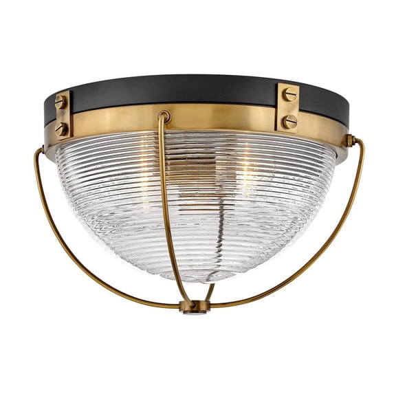 Hinkley Lighting - Two Light Flush Mount - Foyer - Crew - 2 Light Medium Flush