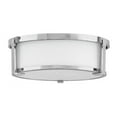 thumbnail image 1 of Hinkley Lighting - Two Light Flush Mount - Foyer - Lowell - 2 Light Medium Flush, 1 of 7