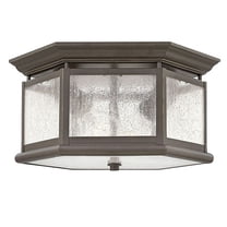 Hinkley Lighting - Two Light Flush Mount - Outdoor - Edgewater - 2 Light Medium