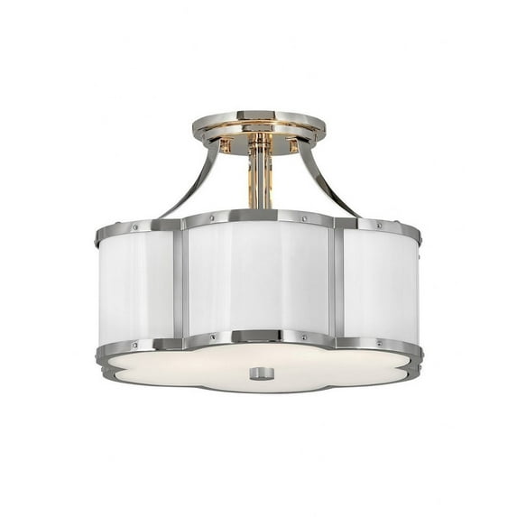 Hinkley Lighting - Two Light Foyer Pendant - Chance - 2 Light Small Semi-Flush