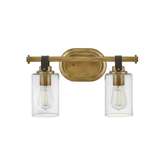 52882HB Hinkley Lighting Halstead - 2 Light Bath Vanity-Heritage Brass Finish