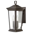 thumbnail image 1 of 2360OZ Hinkley Lighting Bromley - 2 Light Small Outdoor Wall Lantern in Traditional Style - 8 Inches Wide by 15.5 Inches High-Oil Rubbed Bronze, 1 of 24
