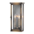 thumbnail image 1 of 2005DS Hinkley Lighting Hamilton - Two Light Outdoor Large Wall Mount in Traditional Style - 8.5 Inches Wide by 18.25 Inches High, 1 of 6