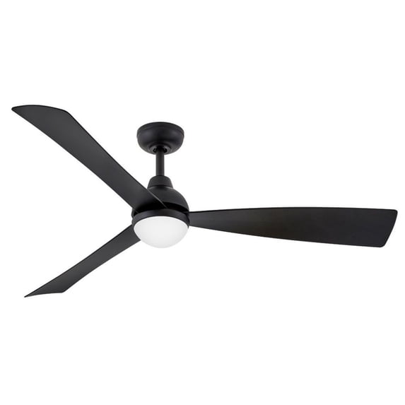 Hinkley Lighting - Una - 3 Blade Ceiling Fan with Light Kit In Modern Style-15