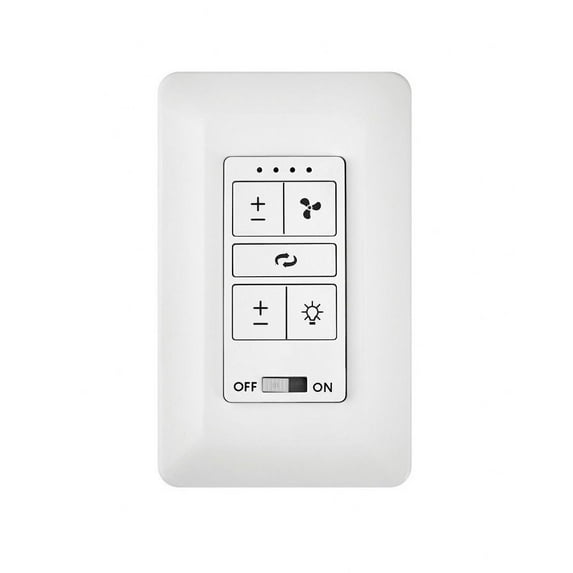 Accessory 5.25 Inch 4 Speed Dc Wall Control-White Finish Hinkley Lighting 980001Fwh