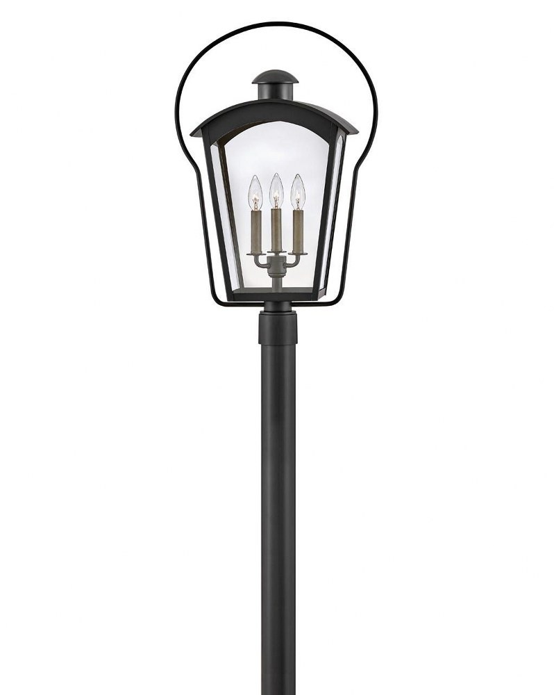 Hinkley Lighting - Yale - 3 Light Outdoor Large Post Top or Pier Mount Lantern