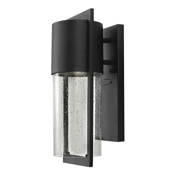Hinkley Shelter 15 1/2" High Black Outdoor Wall Light