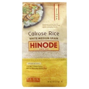 Hinode Medium Grain Calrose White Rice (Pack of 6)