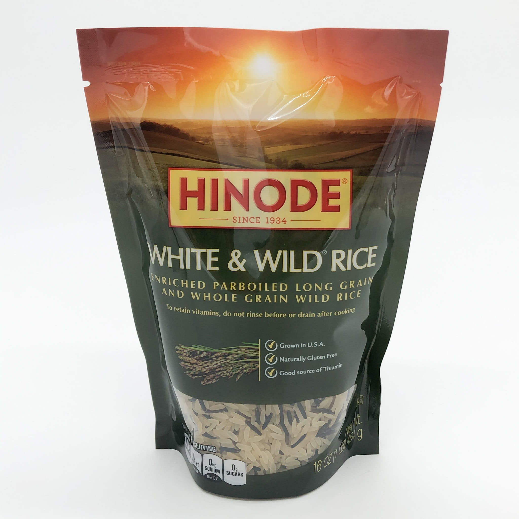 Hinode White & Wild Rice 16 Oz