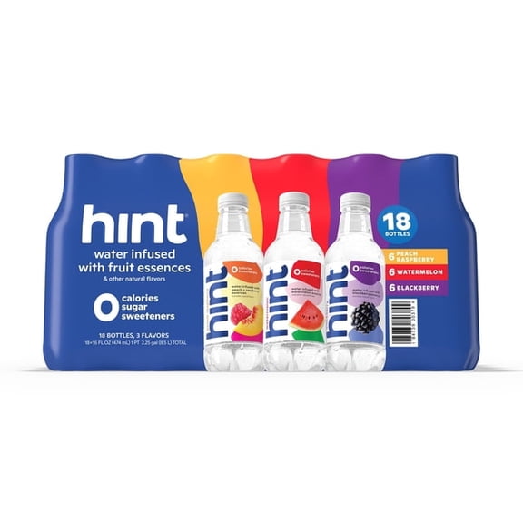 Hint Flavored Water Variety Pack 16 fl. oz., 18 pk.
