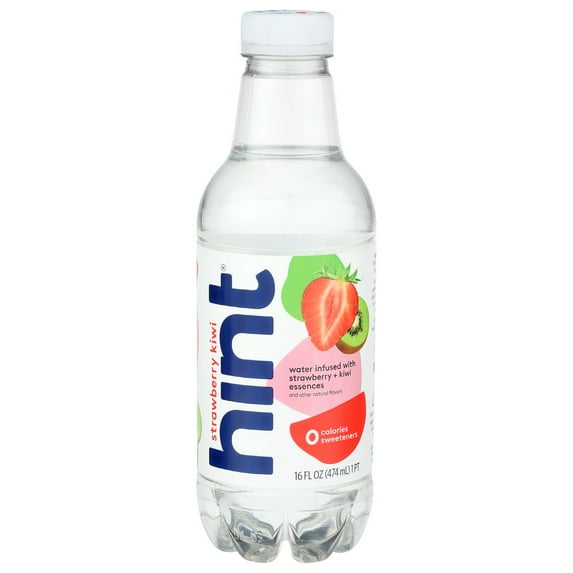 Hint Straberry Kiwi Essence Water, 16 Ounce -- 12 per case.
