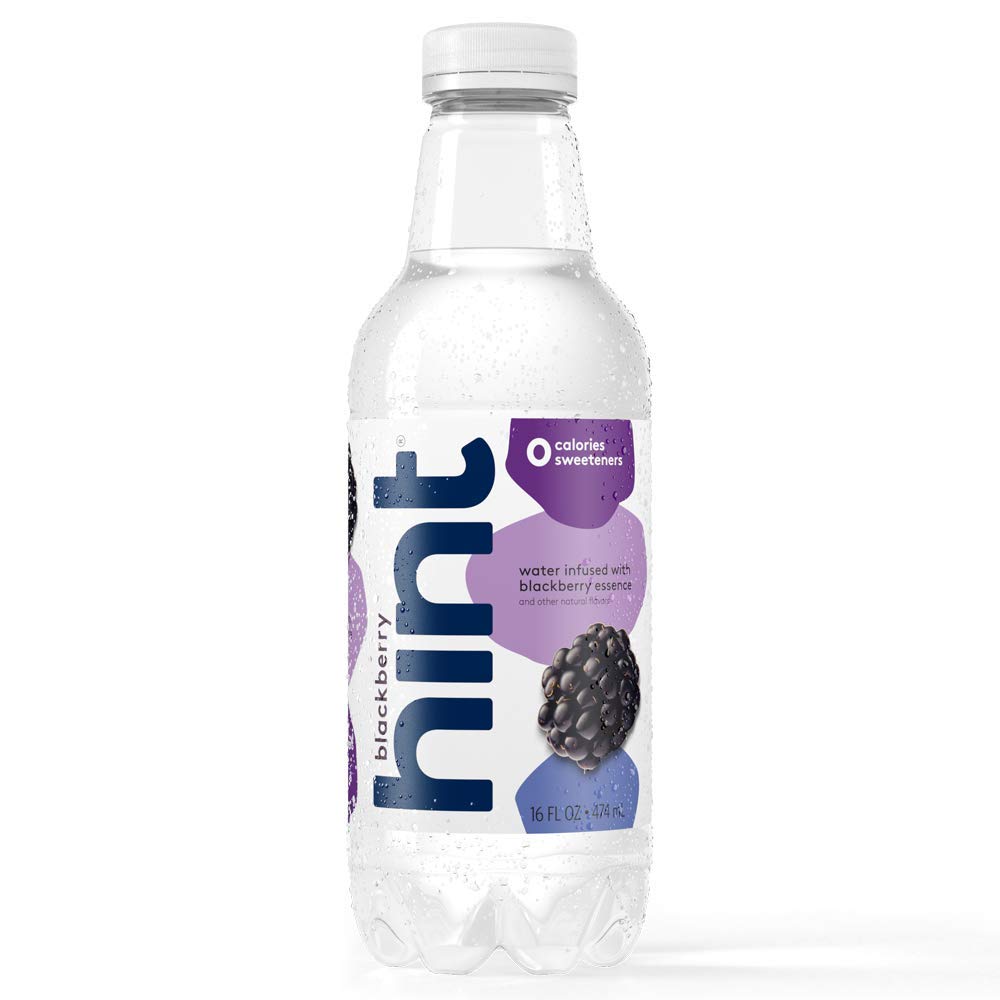Hint Water Blackberry, (Pack of 12) 16 Ounce Bottles, Pure Water
