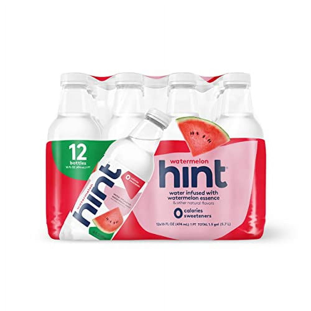 Hint Water Watermelon, Pure Water Infused with Watermelon, Zero Sugar