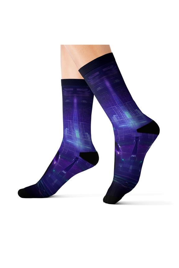 'Hint of Pop' Sublimation Socks