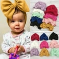 thumbnail image 1 of Hinvhai Big Bows Headbands for Infants with Oversized Head Wraps and Hair Accessories for Newborns Toddlers Girls, 1 of 4