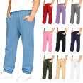 thumbnail image 1 of Hinvhai Boys Sweatpants Kids Elastic Waist Casual Joggers Active Athletic Pants with Pockets White 170(170), 1 of 8