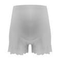 thumbnail image 1 of Hinvhai Clearance Ladies Comfortable Pregnant Women's Lace Thin High Waist Underwear Women's Bottoming Pants Safety Shorts Gray 10(XL), 1 of 1