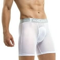 thumbnail image 1 of Hinvhai Clearance Pants for Men Men's boxer Cotton Briefs Sexy Underwear Shorts White 10(XL), 1 of 9