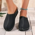 thumbnail image 1 of Hinvhai Closed Toe Sandals Women Slip on Walking Shoes Summer Sandals Comfortable Mule Slippers Black 7.5(40), 1 of 8