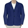 thumbnail image 1 of Hinvhai Men's Cardigan Sweater Shawl Collar Button Down Knit Blazer Jacket Knitwear Navy 10(XL), 1 of 6