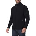 thumbnail image 1 of Hinvhai Men's Soft Polar Fleece Jacket with Pockets Lightweight Outdoor Recreation Full Zip Coat Black M(M), 1 of 8