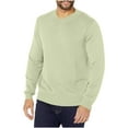 thumbnail image 1 of Hinvhai Mens V Neck Pullover Lightweight Wool Blend Long Sleeve Knit Sweater Green M(M), 1 of 2