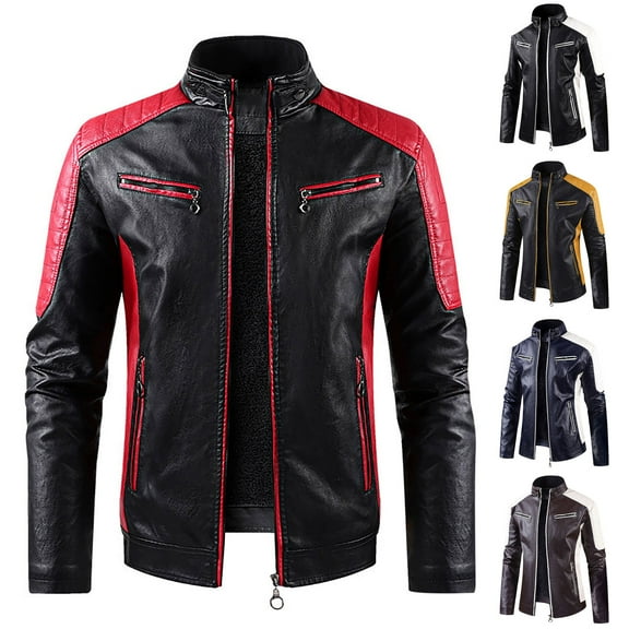 Hinvhai Mens Varsity Jacket Casual Leather Sleeve Baseball Letterman Bomber Jacket Coat Yellow 10(XL)