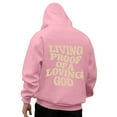 thumbnail image 1 of Hinvhai Mens Vintage Hooded Sweatshirts Jesus Cross Print Long Sleeve Hoodies Casual Sweat Shirts Christian Pullover Tops Pink XXL(XXL), 1 of 7