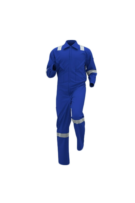 Mens Workwear Coveralls Multi Pockets Work Suit Mechanic Overalls Jumpsuits Unisex Long Sleeve Garage Coverall Blue XXXL(XXXL)