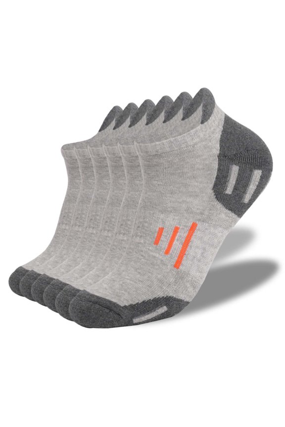 Unisex Sweat-absorbing Breathable and Outdoor Socks for Sports Gray 8-10(L)