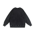thumbnail image 1 of Hinvhai Vintage Oversized T Shirts for Men Cotton Baggy Crewneck Streetwear Sweatshirt Acid Wash Long Sleeve Tee Shirts Top Black XXXL(XXXL), 1 of 8