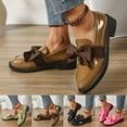 thumbnail image 1 of Hinvhai Women's Bowknot Loafers Casual Comfortable Shoes for Daily Wear Lightweight Breathable Casual Shoes for Women Pink 9(42), 1 of 9