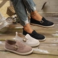 thumbnail image 1 of Hinvhai Women's Knit Loafers Round Toe Loafer Flats Comfortable Casual Walking Work Penny Driving Dressy Slip-on Shoes Coffee 8.5(41), 1 of 8