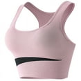 thumbnail image 1 of Hinvhai Women's Vest Yoga Comfortable Wireless Underwear Sports Bras On Clearance Pink 10(XL), 1 of 6