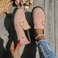thumbnail image 1 of Hinvhai Womens Loafers Shoes Platform Chunky Penny Loafer Comfortable Slip On Work office Business Casual Dress Shoes Pink 7.5(40), 1 of 9
