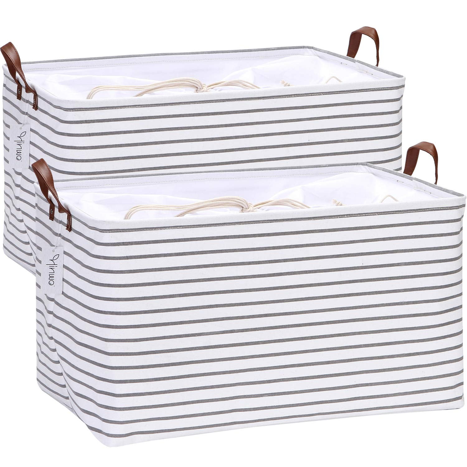 The Container Store Large Nordic Basket - White - 11 x 14-1/2 x 8 - Each