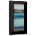 thumbnail image 1 of Hinz 11x24 Black Modern Framed Museum Art Print Titled - Oceanscape B, 1 of 5
