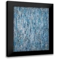 thumbnail image 1 of Hinz 12x14 Black Modern Framed Museum Art Print Titled - Abstract in Blues, 1 of 5