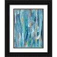 thumbnail image 1 of Hinz 12x14 Black Ornate Wood Framed with Double Matting Museum Art Print Titled - Ribbons with Gold, 1 of 4