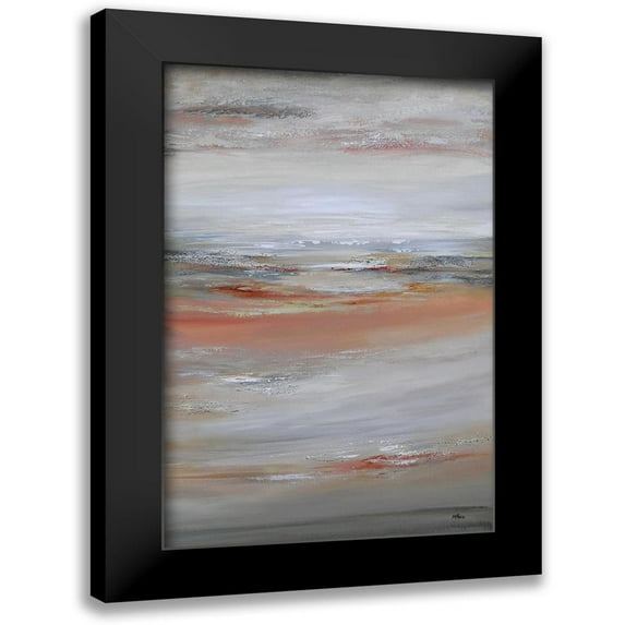 Hinz 13x18 Black Modern Framed Museum Art Print Titled - Abstract
