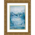 thumbnail image 1 of Hinz 17x24 Gold Ornate Wood Framed with Double Matting Museum Art Print Titled - Abstract City, 1 of 4
