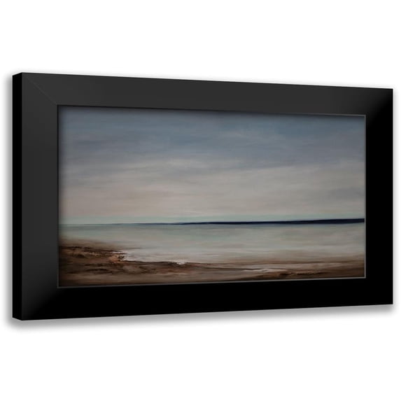 Hinz 18x12 Black Modern Framed Museum Art Print Titled - Majestic Vista III